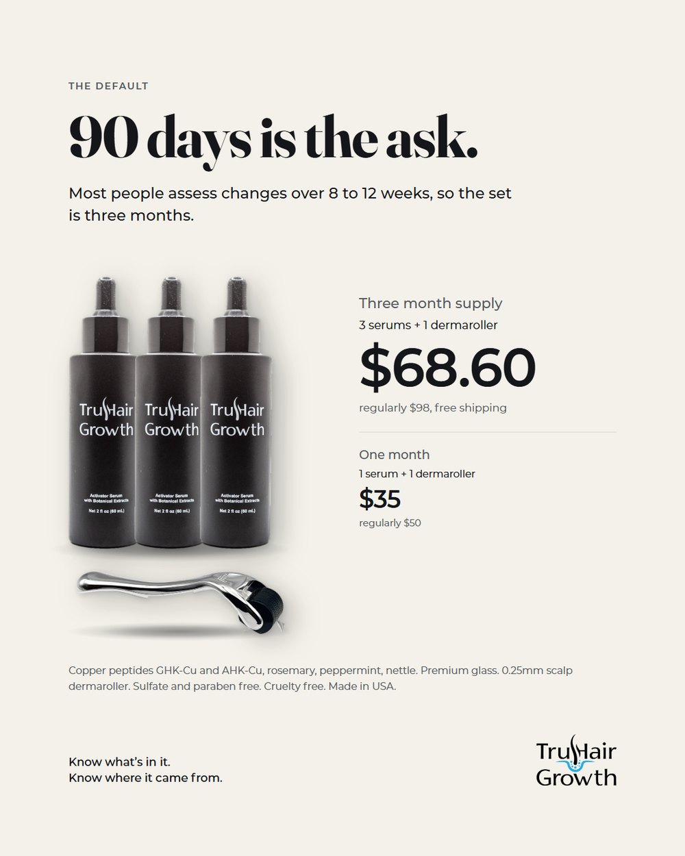 90 days is the ask